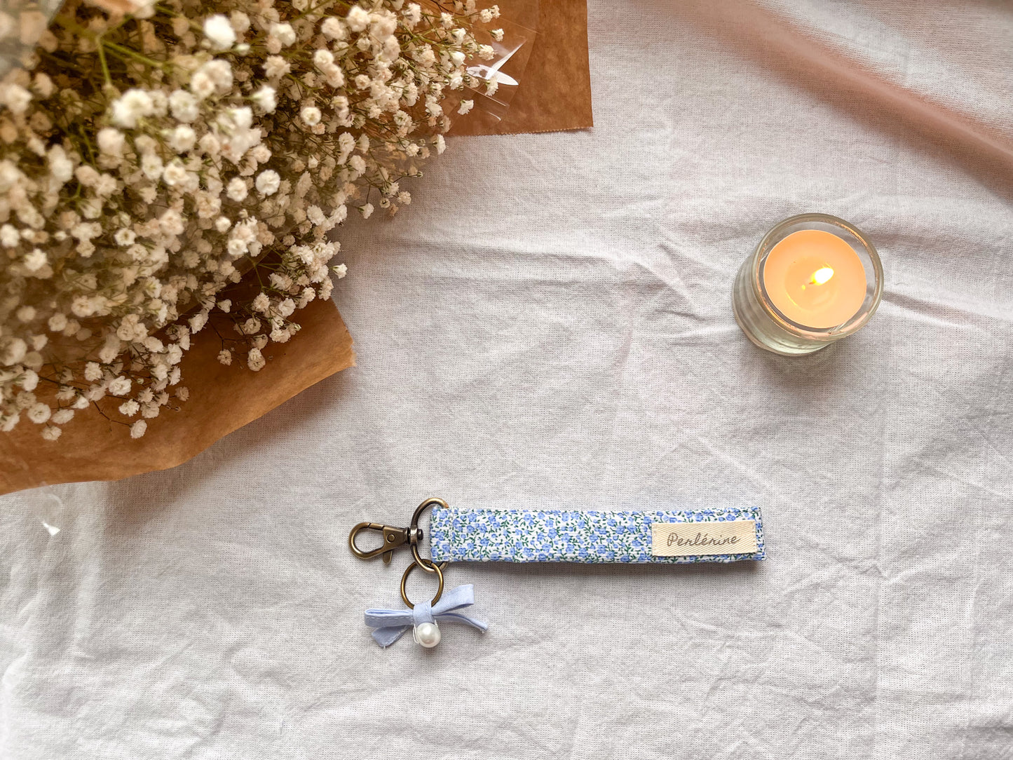 "Forget-me-Not" Keychain