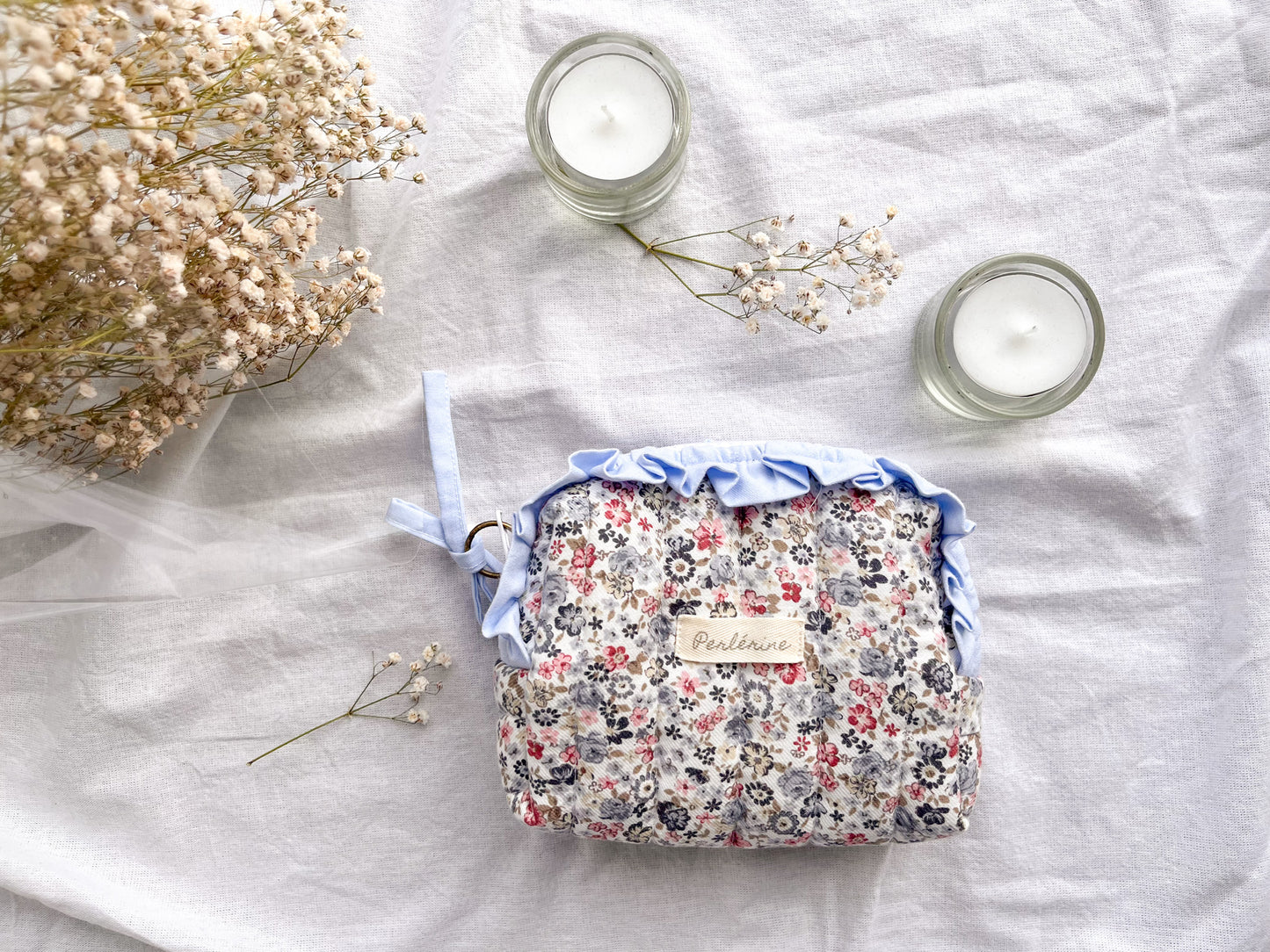 "Blue Garden" mini Toiletry Bag
