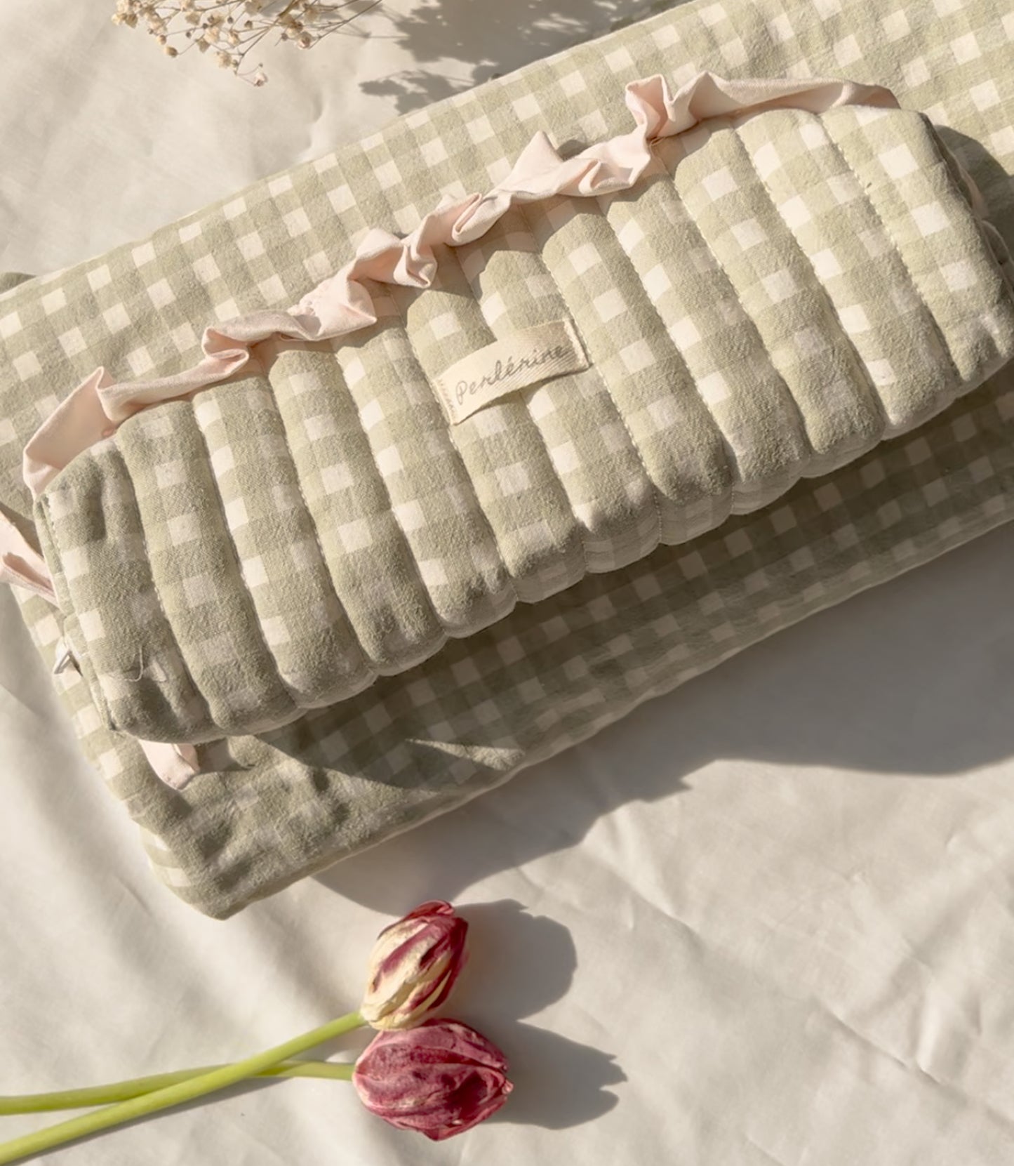 "Laurel Gingham" Pencil Case