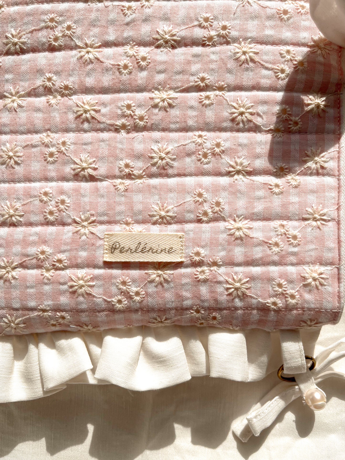 "Cotton Candy Gingham" Classic Book Sleeve