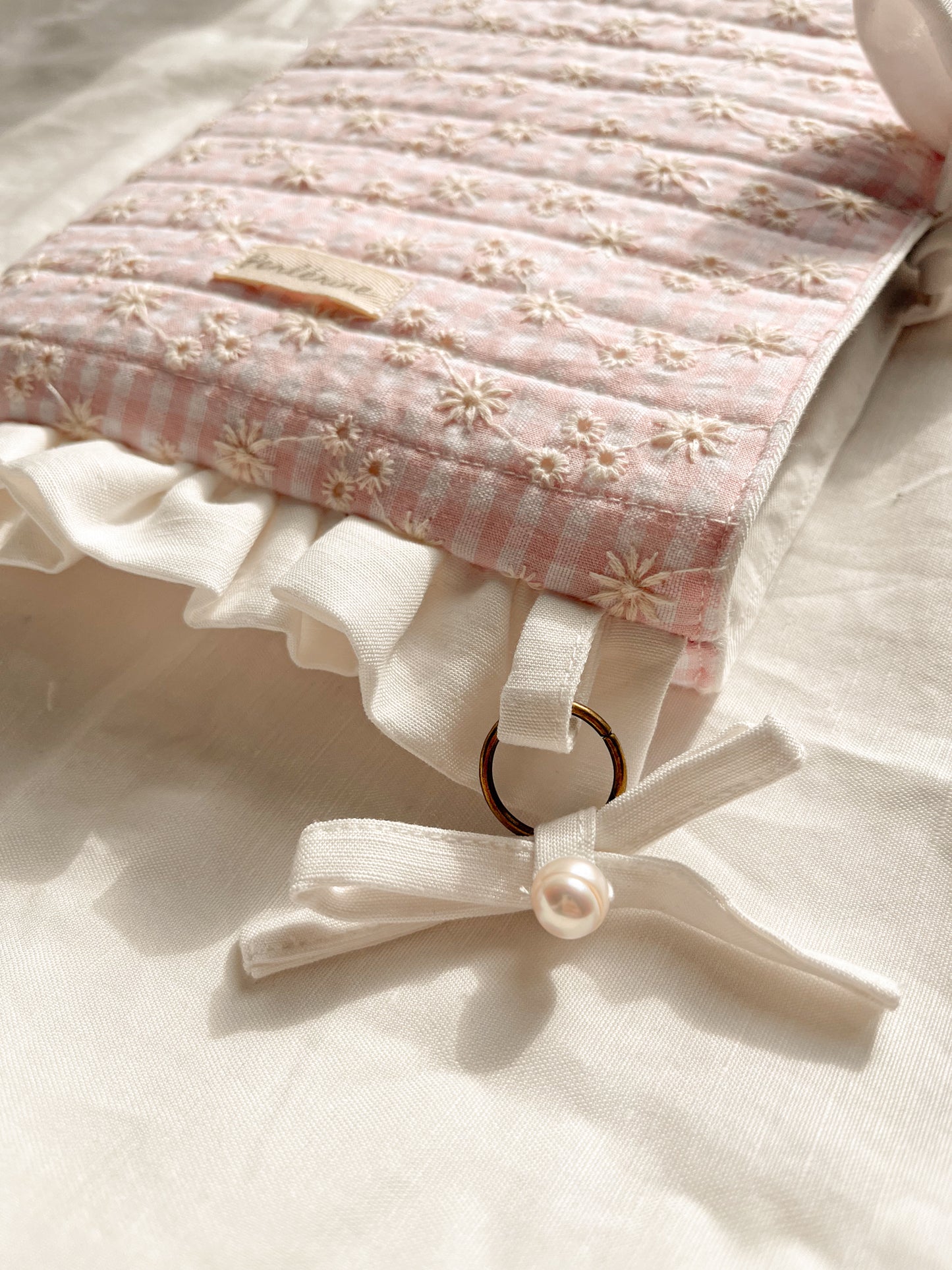 "Cotton Candy Gingham" Classic Book Sleeve