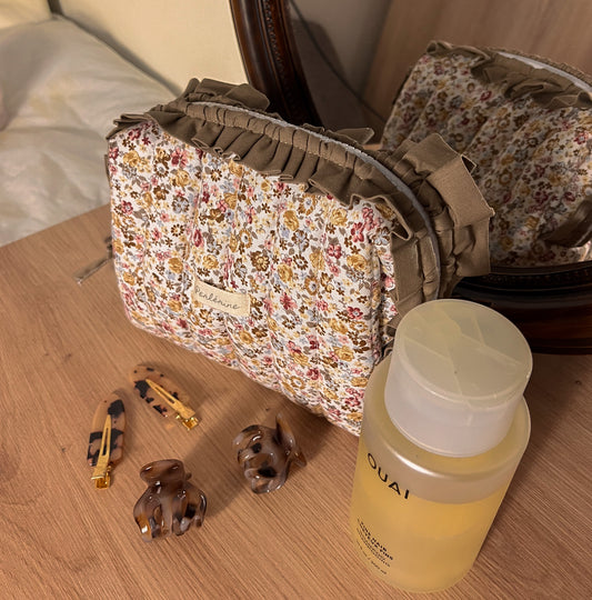 "Ochre Garden" Toiletry Bag