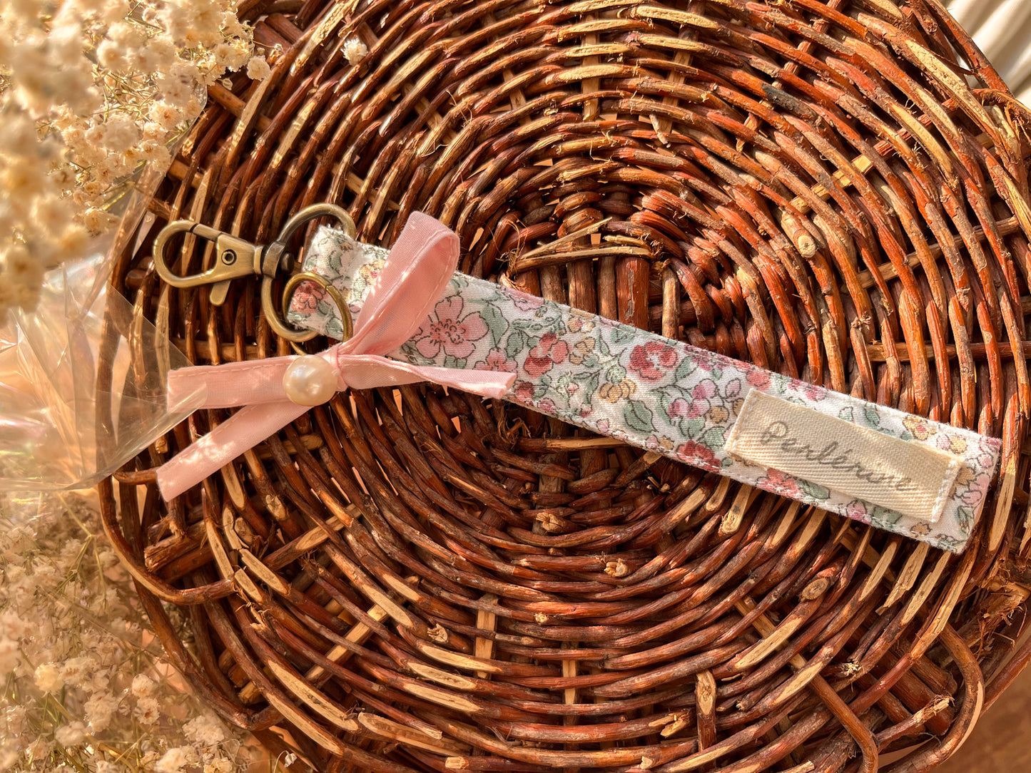 "Pink Garden" Keychain